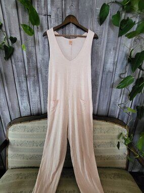 Smash & Tess Overall Light Pink One Piece Jumpsuit